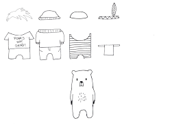 Oder ihr malt die bastelvorlage in eurer lieblingsfarbe aus und fertig ist eure fledermaus. Dress My Bear Anziehpuppe Fur S Kinderzimmer Diy Anleitung
