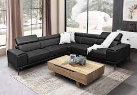 Our Furniture Warehouse Houston Modular Lounge With Adjustable Backs In Thick Black Leather Check out our chaise lounge selection for the very best in unique or custom, handmade pieces from our living room furniture shops.