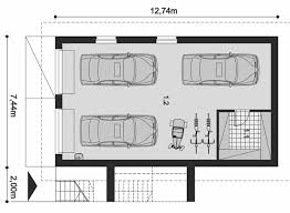 Die fahrradbox hat eine standardgröße von: Garagenplan Fur 2 Autos Mit Dachboden Garagenprojekt Mit Einem Dachgeschoss Aus Schaumblocken
