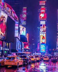 New york times square night. A Rainy Night In Times Square New York Pictures Visit New York City Times Square New York