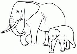 Ini adalah malam tahun baru di animaland. Gambar Gajah Kartun Mudah
