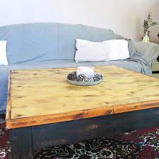 I love refurbishing things, and since this is my first big project i've done by myself, i took pictures of the progress! Diy Refurbished Wood Coffee Table The Boondocks Blog
