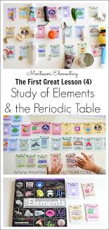 Hands On Learning Of Elements And Periodic Table Montessori Elementary Chemistry For Kids Homeschool Science