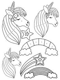 Black And White Unicorn Clipart Unicorn Clipart Jojo Siwa Inspired Clip Art Rainbow Clip Art Unicorn Coloring Pages Clip Art Coloring Pages