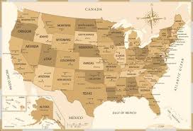 El mapa está listo para imprimir en formato pdf. áˆ Mapas De Estados Unidos De America Usa O Ee Uu Para Descargar