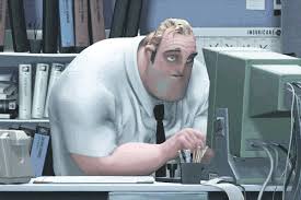 Office Jobs Can Be Rough The Incredibles Bored At Work Stages Of Writing