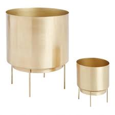 Shop the collection to enhance your plants and flowers, both real and faux. Brass Planter With Stand World Market
