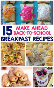 15 Make Ahead Back To School Breakfast Recipes I Heart Arts N Crafts Breakfast For Kids Recipes Back To School Breakfast