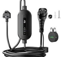 EzGoGo EV Charger Cable Type 2 To 3 Pin Plug 49.21Ft/15M Electric Car  Charger