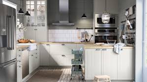 Offset cream with dark flooring. Modern Kitchen Design Remodel Ideas Inspiration Ikea