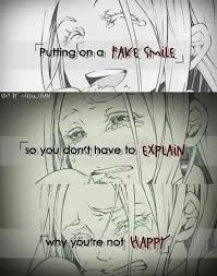 Sadanimegirlcrying instagram posts gramha net. Anime Quotes 2 Completed Fake Smile Wattpad