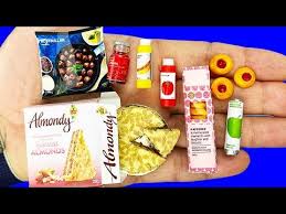 Diy Miniature Ikea Food Realistic Hacks And Crafts For Barbie Dollhouse Youtube In 2020 Ikea Food Barbie Food Dollhouse Miniatures Diy