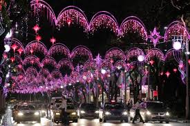 Christmas Lights Across The Street At Orchard Road In Singapore Christmas Lights Outdoor Christmas Decorations Christmas Display