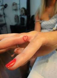 39 Ideas Tattoo Heart Tiny Middle For 2019 Red Heart Tattoos Heart Tattoo On Finger Ring Finger Tattoos