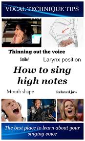 How To Sing High Notes Singing Techniques Singing Singing Tips