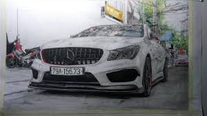 Mercedes Cla45 Amg In Progress Nhat Quang Ngo Draw To Drive Cla 45 Amg Bmw Car And Motorcycle Design