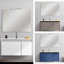Mobile Bagno 80 O 100 Cm 3 Colori Spedizione Ed Iva Incluse Nel Prezzo Mobile Bagno Bagni Moderni Arredamento Bagno