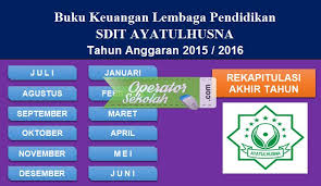 Aplikasi Laporan Kas Keuangan Sekolah Bulanan Dengan Excel Microsoft Excel Excel Higher Education