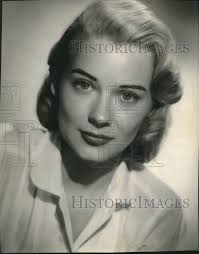 1957 Press Photo Hope Lang, Actress