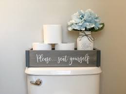 Bathroom Decor Bathroom Organizer Please Seat Yourself Large Bathroom Decor Bathroom Ca Bathroom Decor Bathroom Storage Boxes Christmas Bathroom Decor