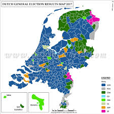 Dutch Election Results 2017 2012 Map Netherlands