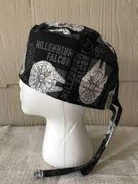 Star Wars Scrub Cap Millennium Falcon Surgery Cap Scrub Etsy Scrub Caps Things To Sell Scrub Hats