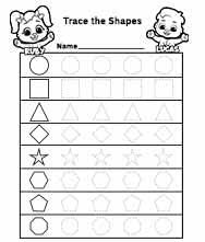 First, we can give basic shapes like circles, squares, rectangles, ovals and stars to color. Free Printable Worksheets For Kids Colors And Shapes