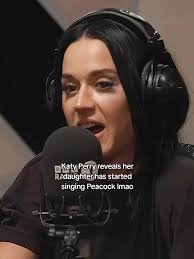 Katy Perry Daughter Singing Peacock