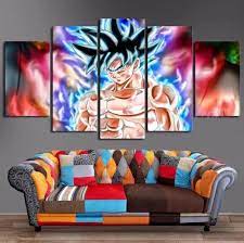 All the best dragon ball z canvas painting 30+ collected on this page. 5 Piece Printed Forest Dragon Ball Wall Art Canvas Art Wall Decor Goku Wall Art