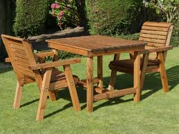 Eucalyptus 3pc bistro sets are available with round or square tables that include the bistro table, 2 chairs and seat cushions. Riverco Trading Ltd Dales 2 Seat Square Table Bistro Set Casual Set At Gardenman