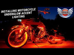 How To Install Custom Dynamics Motorcycle Led Underglow Accent Lights Youtube