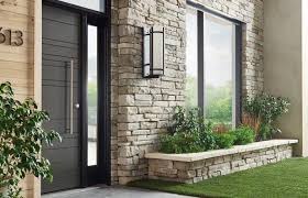 Contoh desain pagar rumah batu alam terbaru 2019. Rumah Minimalis Tampak Depan Dengan Batu Alam Rancangan Desain Rumah Minimalis