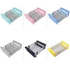Same day delivery 7 days a week £3.95, or fast store collection. China Kitchen Utensils Stainless Steel Retractable Sink Drain Rack Vegetable Washing Storage Basket China Sus304 And Drain Basket Price