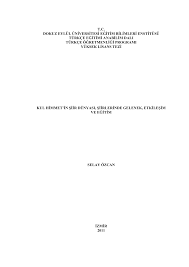 Tc Dokuz Eylul Universitesi Egitim Bilimleri Enstitusu Turkce Egitimi