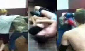 Fight club started by high school boys broken up after teachers see a video  of the ninth graders beating each other up in the gym locker rooms | Daily  Mail Online