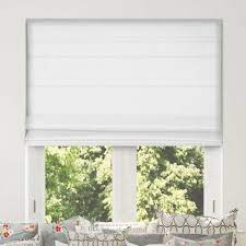 The shade illustrated fits a standard french door and is attached to a mounting board that screws onto. Light Blocking Roman Shades Wayfair