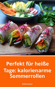 Perfekt Fur Heisse Tage Kalorienarme Sommerrollen Sommerrollen Sommerrollen Rezept Einfache Gerichte
