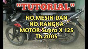 Terletak di sebelah kiri bawah komstir nomor mesin: Nomer Rangka Nomer Mesin Supra X 125 Th 2015 Youtube