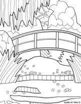 Displaying 55 bridge printable coloring pages for kids and teachers to color online or download. Artist Coloring Pages Doodle Art Alley