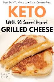 Keto Grilled Cheese With 90 Second Bread Recipe Yummly Recipe In 2020 Keto Recipes Easy Keto Grilled Cheese 90 Second Bread