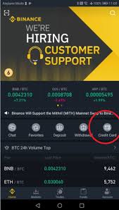 The world's #1 cryptocurrency exchange by trading volume. Buying Crypto With Visa And Mastercard Via Binance App Now Possible