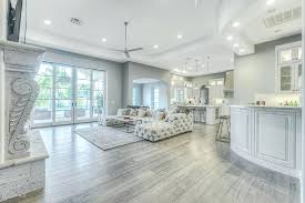 A lot of people may think that white walls can go well with gray flooring because it's a neutral color, but that's not the main reason. Gray Laminate Photo Collection Of Successfully Decorated Interiors