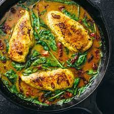 Chicken Skillet With Coconut Milk Curry Savory Tooth