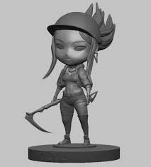 Kda Akali Pinshape 3d Printing Nendoroid Prints