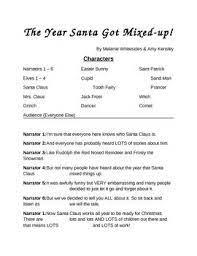 I always mix up the twins. Reader S Theater For The Entire Class The Year Santa Go Readers Theater Christmas Teaching Fun Classroom Activities