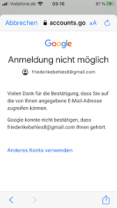 Gmail.com has many great features like google drive that allows you to edit and share documents online, the google+ which is a social networking platform and many more features and services. Ich Kann Mich Bei Meinem 2 Gmail Konto Nicht Mehr Anmelden Troz Bestatigungscode Google Konto Community