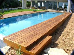 50 Best Above Ground Pools With Decks Wooden Pool Wood Pool Deck Rectangular Pool