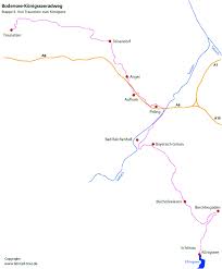 Schönau am königssee karte mit straßen. Bodensee Konigssee Radweg Radwegbeschreibung In Etappen