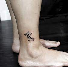 Small Ankle Tattoos Music Small Ankle Tattoos Music Kleine Knochel Tattoos Musik Musique Ankle Tattoo Small Tattoos For Women Flowers Ankle Tattoo Men