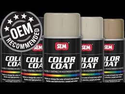 how to paint your cars plastic trim using sem color coat no sanding method